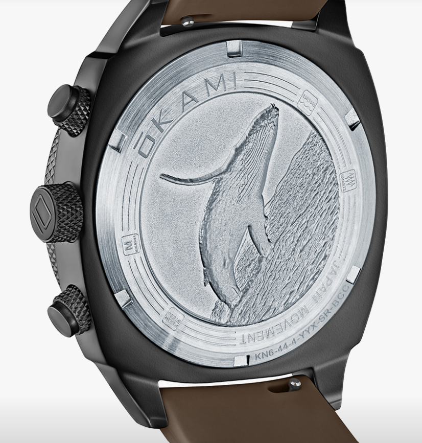 Montres pour hommes OKAMI maron — 4