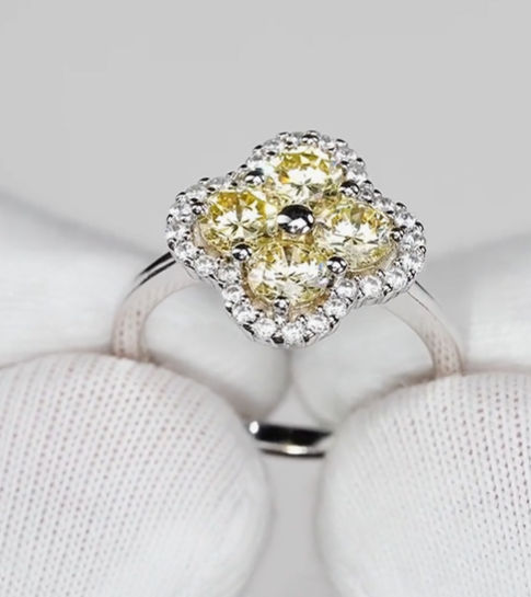 Bague en argent avec zircon cubique — 3
