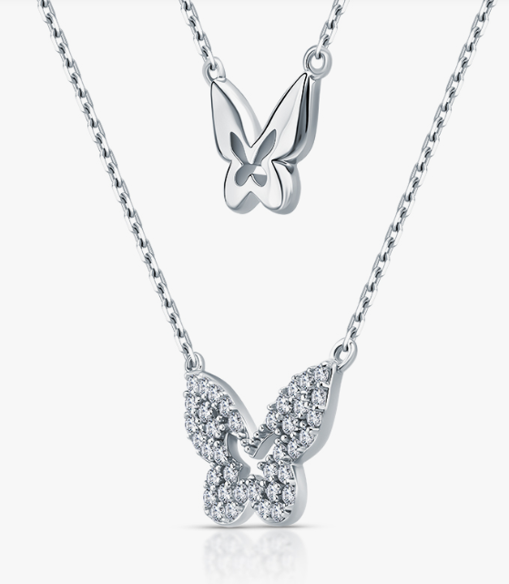 Chaine argent 929-zircon — 2