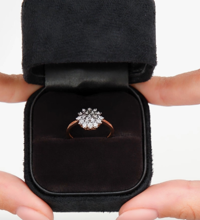Bague en or avec diamant naturel — 3