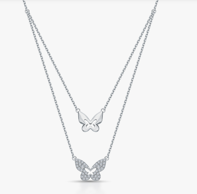 Chaine argent 929-zircon