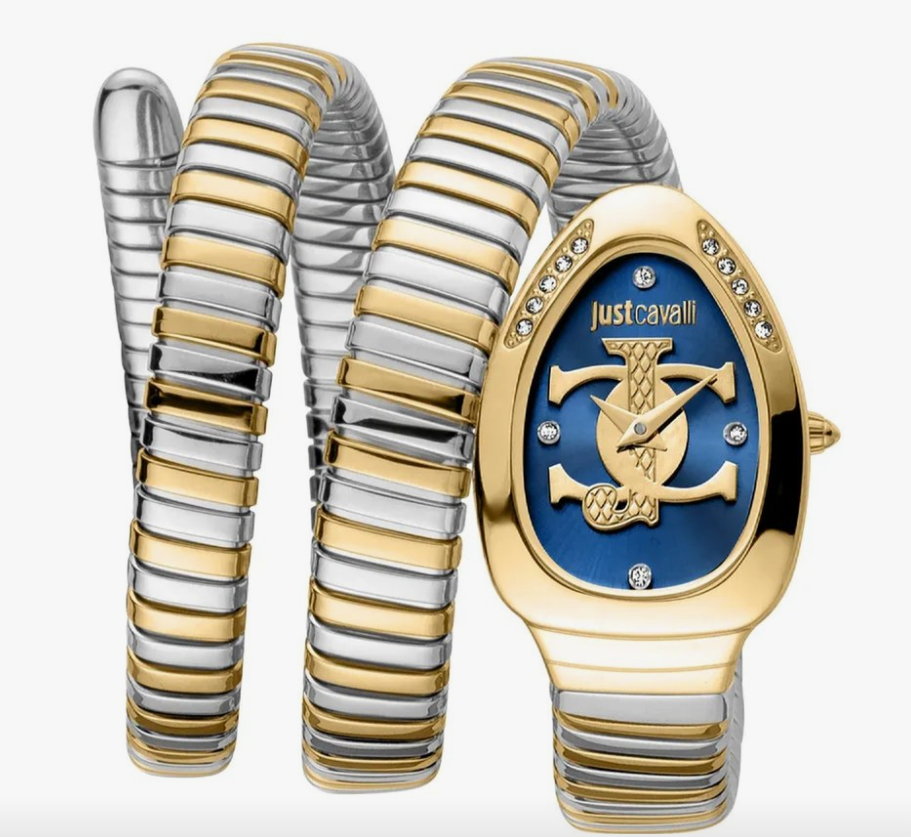 Montres pour femmes JUST CAVALLI serpon bleu
