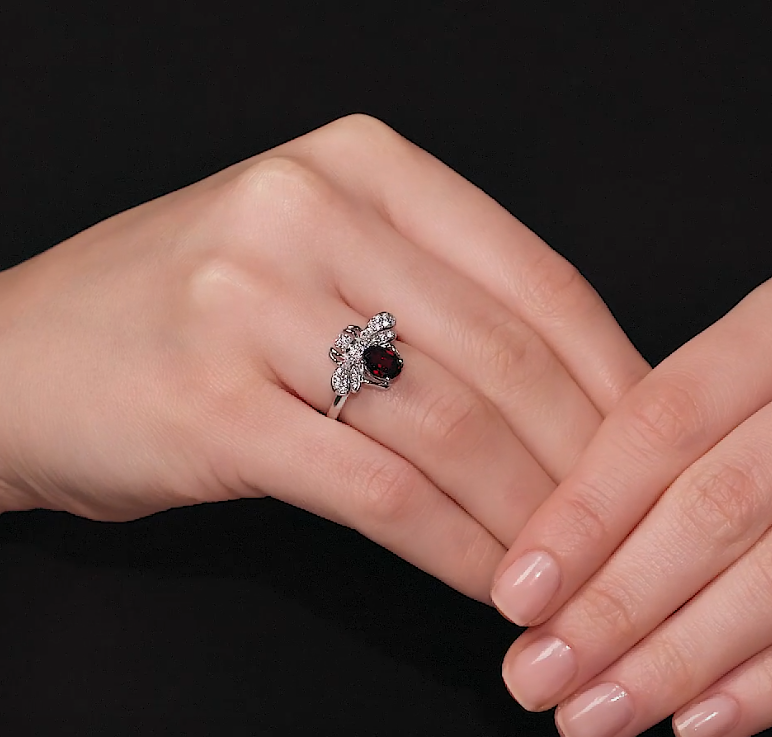 Bague grenat — 3
