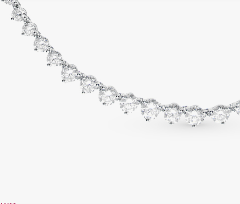 Collier argent 929-Zircon