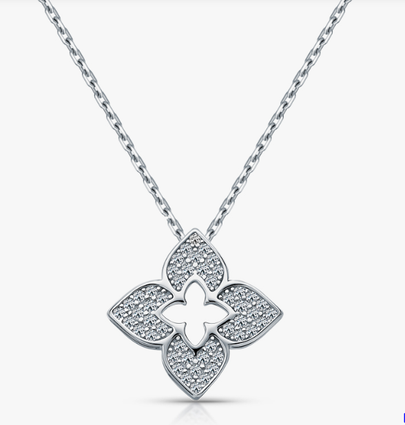 Chaine argent 925-zircon