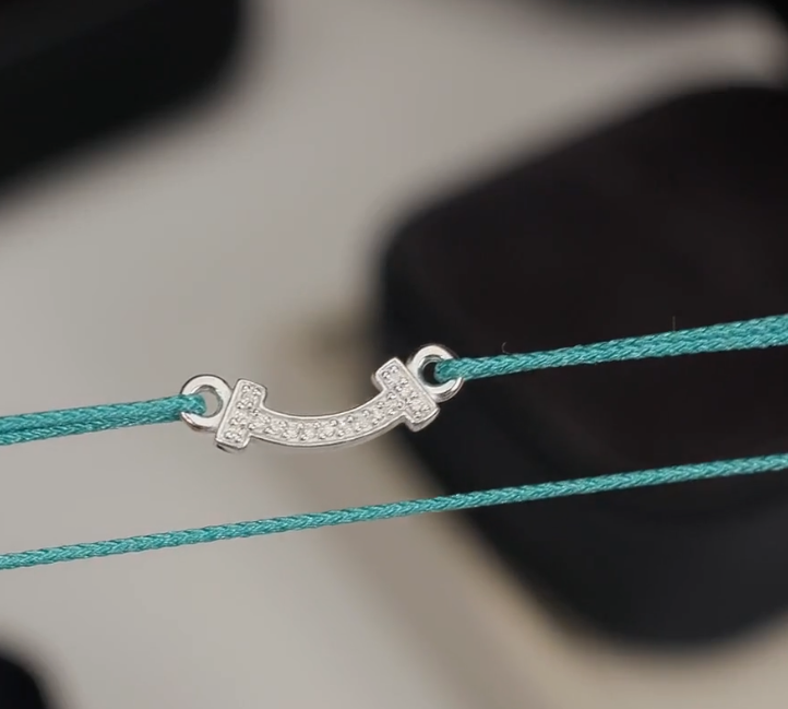 Bracelet en argent avec diamants naturels — 2
